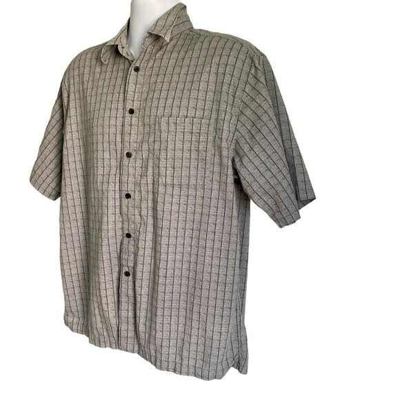 Knightsbridge Short Sleeve Button Down Shirt Men's Large - Picture 4 of 8